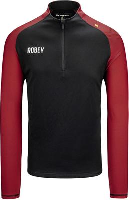 Robey Performance Trainingstrui 1/4-Zip Kids Zwart Rood