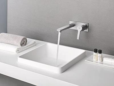 GROHE Lineare New waterbesparende afbouwdeel inbouw wandkraan L-size met uitloop 20.7cm supersteel 23444dc1 - thumbnail