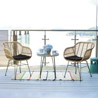 Artistiq Tuinsetje 'Mandela' Rotan, 2 stoelen + 1 bijzettafel - thumbnail