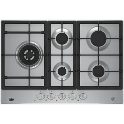 Beko HIAL 75325 SX NL kookplaat Zwart, Roestvrijstaal Ingebouwd 75 cm Gaskookplaat 4 zone(s)