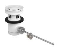 Hansgrohe afvoergarnituur pop-up voor wastafel- en bidetmengkranen, mat wit - thumbnail