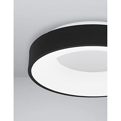 Lyora PlafondlampRando Thin zwart Ø 38cm - 9353831