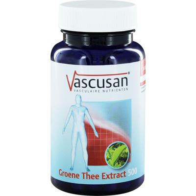 Vascusan Groene Thee Extract 500mg Capsules 60st