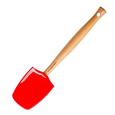 LE CREUSET - Siliconen - Lepelspatel groot Premium Kersenrood