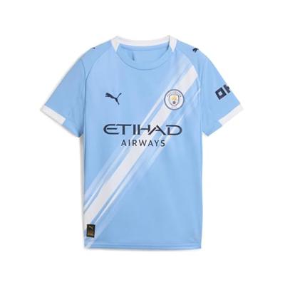 Manchester City Thuis Shirt Junior 2025/2026 - Maat 140 - Kleur: LichtblauwWit | Soccerfanshop