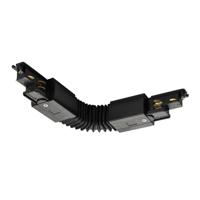 SLV 1002645 S-TRACK 230V-railsysteemcomponenten Flexverbinder Zwart - thumbnail