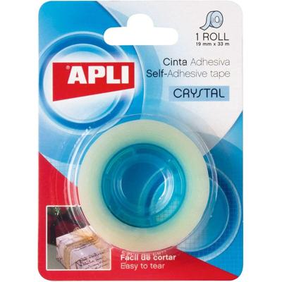 Plakband Apli Transparant Papier 10 Onderdelen 19 x 33 mm