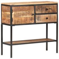 Dressoir 85x30x80 cm ruw mangohout - thumbnail