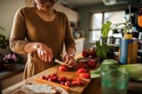 Fiskars 1057543 Tomatenmes Zwart Lengte 230 mm - thumbnail