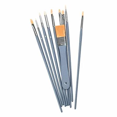 Acrylverfpenseel, set van 10 penselen