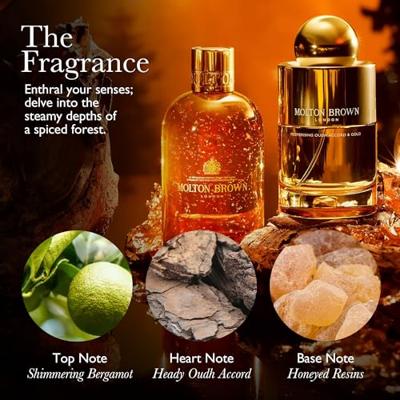 Molton Brown - M.Brown Mesmer. Oudh Accord & Gold Bath Shower Gel 300ml Douche & bad - thumbnail
