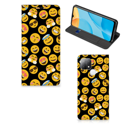 OPPO A15 | Hoesje met Magneet | Emoji