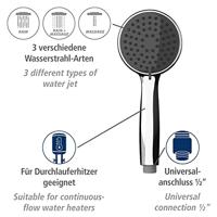 Douchekop Wenko basic ABS 10 cm - thumbnail