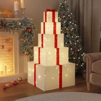 VidaXL Kerstdecoratie geschenkdoos 250 led&apos;s warm wit - thumbnail