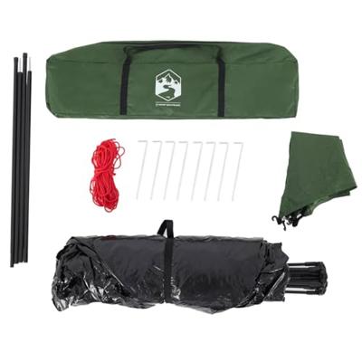 Kampeertent 4-persoons snelontgrendeling groen Kampeertent 4-persoons snelontgrendeling groen