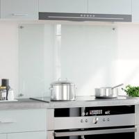 VidaXL Spatscherm keuken 90x60 cm gehard glas transparant - thumbnail