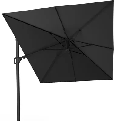 Platinum Sun & Shade zweefparasol challenger t2 premium matt black 350x260cm jet black