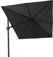 Platinum Sun & Shade zweefparasol challenger t2 premium matt black 350x260cm jet black - thumbnail