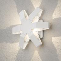 KonstSmide Ultra design buitenlampPescara Star 25cm wit - 7977-250 - thumbnail