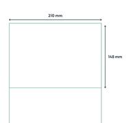 Etiket Qbasic A4 1.000 vel 210x148mm 2000 labels - thumbnail