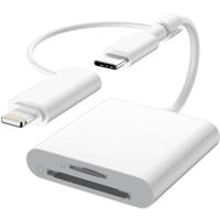 SMart SMCL1 Card reader SD/microSD Lightning + Type-C - thumbnail