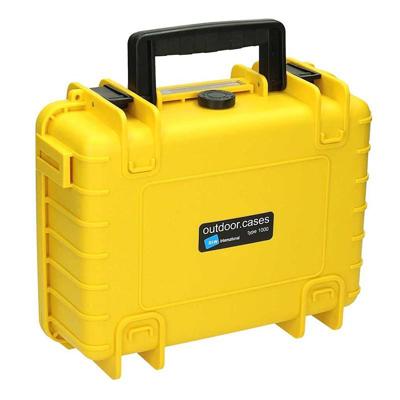 B & W International Outdoor-koffer outdoor.cases Typ 1000 4.1 l (b x h x d) 270 x 215 x 105 mm Geel 1000/Y/SI