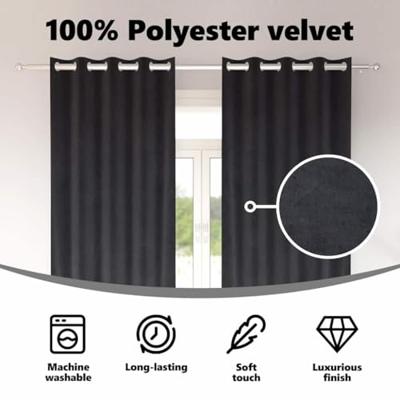 VidaXL Verduisterende gordijnen 2 pcs donkergrijs 140 x 225 cm fluweel VidaXL Verduisterende gordijnen 2 pcs donkergrijs 140 x 225 cm fluweel