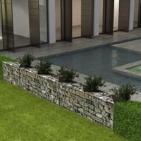 VidaXL Gabion mand 300x30x50 cm gegalvaniseerd staal - thumbnail
