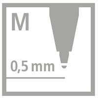 Abi Balpen-navulling stlo 2/041-02 0,5 mm blauw - thumbnail
