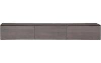 Goossens Excellent Tv Meubel Vic, 3 kleppen met kabeldoorvoer in bovenblad - thumbnail