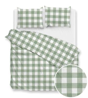 Zo! Home Zo! Home Quattro di Lino Dekbedovertrek 200x200/220 Moss Green
