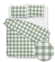 Zo! Home Zo! Home Quattro di Lino Dekbedovertrek 200x200/220 Moss Green - thumbnail