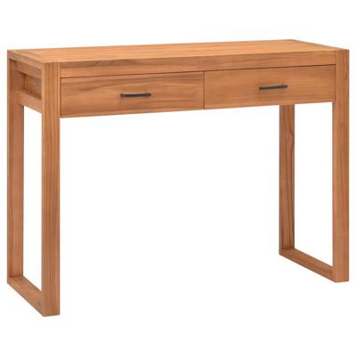 vidaXL Bureau met 2 lades 100x40x75 cm teakhout vidaXL Bureau met 2 lades 100x40x75 cm teakhout
