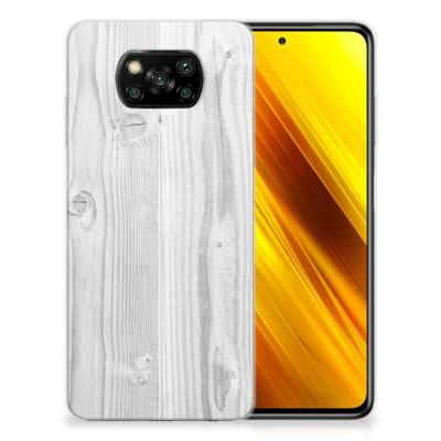 Xiaomi Poco X3 | Poco X3 Pro | Bumper Hoesje | White Wood