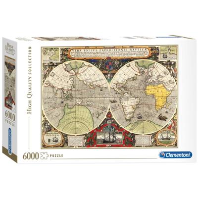 Clementoni legpuzzel Antieke nautische kaart 6000 stukjes