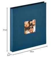 walther+ design EA-110-L Fotoalbum (b x h) 31 cm x 33 cm Blauw - thumbnail
