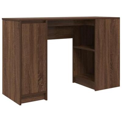 Bureau 120x42x76 cm spaanplaat bruin eikenkleurig Bureau 120x42x76 cm spaanplaat bruin eikenkleurig