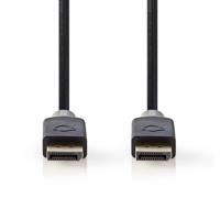DisplayPort-kabel | DisplayPort male - DisplayPort male | 2,0 m | Antraciet - thumbnail