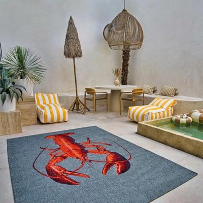 Louis de Poortere Lobster Pop Wandkleed 100 x 140 cm - Steam Red