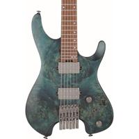 Ibanez Q52PB Cosmic Blue Low Gloss headless elektrische gitaar met gigbag - thumbnail