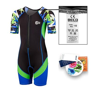 Beco Sealife wetsuit blauw groen-92