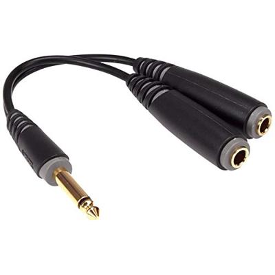 Klotz AYU-2 Y adapter TS 6.35mm mono - 2x TS 6.35mm mono 0.2m
