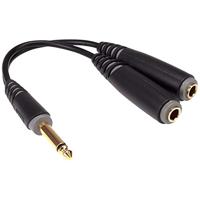 Klotz AYU-2 Y adapter TS 6.35mm mono - 2x TS 6.35mm mono 0.2m - thumbnail