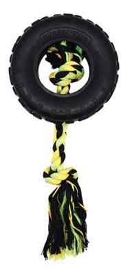 Happy Pet Grrrelli tyre tugger zwart / groen