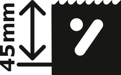 Gatzaag 43mm M3 45mm diep Mandrex Bi-metaal EasyXcut met Quick Adapter