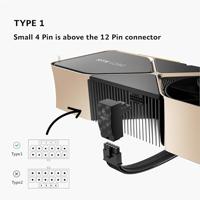 Akasa G-Nexus P16 12+4-pin Zwart - thumbnail