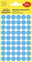 Avery Ronde etiketten diameter 12 mm, blauw, 270 stuks - thumbnail