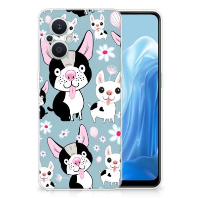 OPPO Reno8 Lite TPU Hoesje Hondjes OPPO Reno8 Lite TPU Hoesje Hondjes