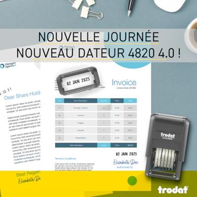 Trodat datumstempel printy 4820, frans