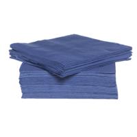 Cosy & Trendy servet, 38 x 38 cm, blauw, 40 stuks - thumbnail